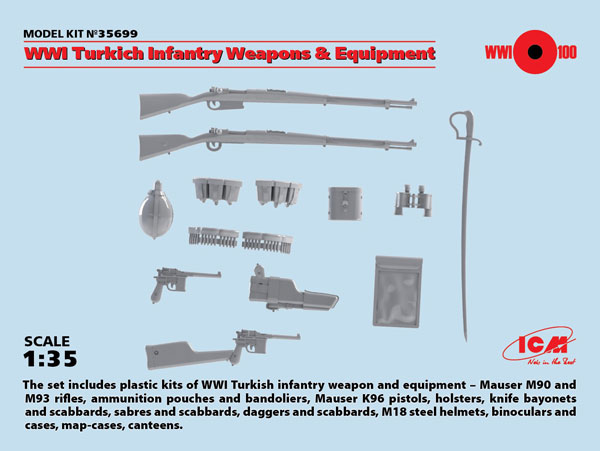 WWI Turkish Infantry Weapons & Equipment