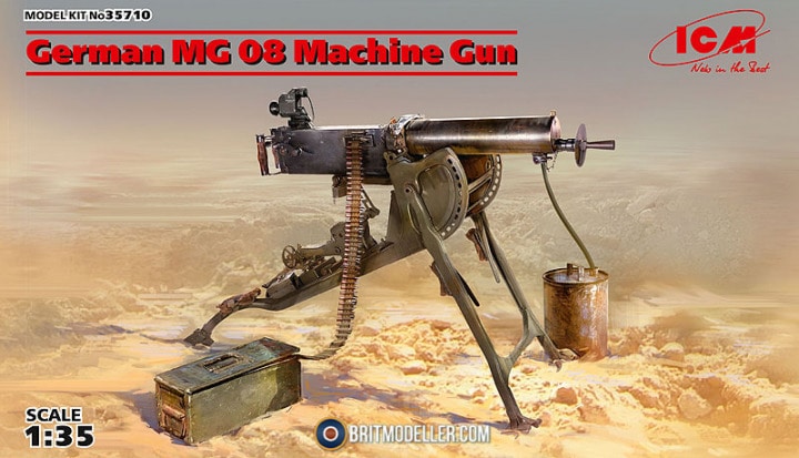 WWI German MG08 Machine Gun