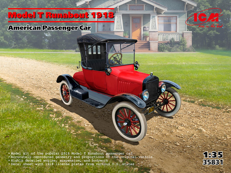 ICM Models Model T Runabout 1918