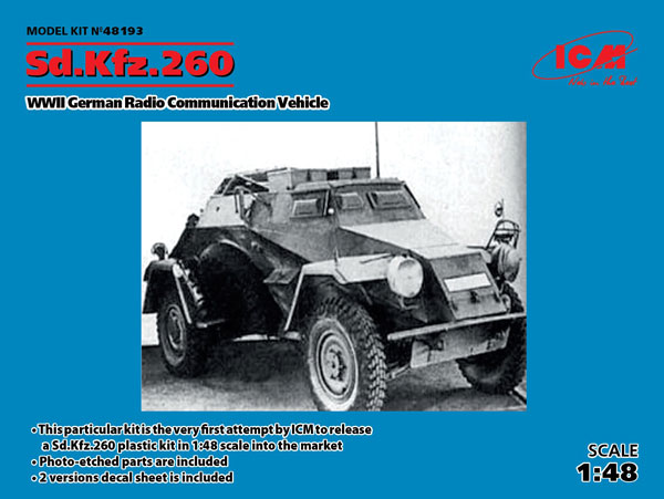 WWII German SdKfz 260 Radio Communication Vehicle