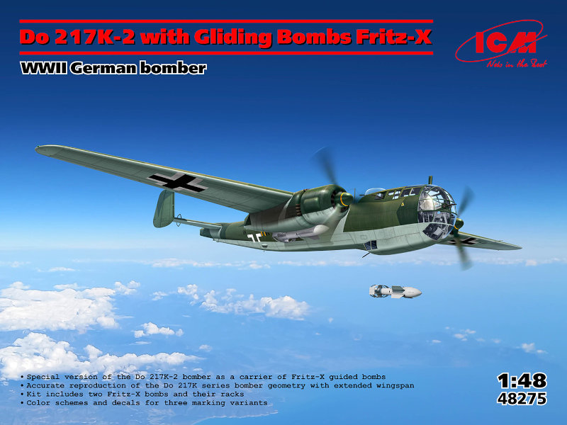 ICM Dornier Do217K-2 with Gliding Bombs Fritz-X