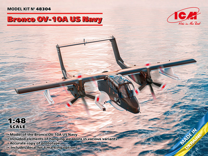 US Navy OV10A Bronco Attack Aircraft