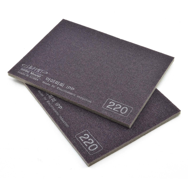 Premium Ultra-Precision Softback Sanding Sponge, Coarse 220 Grit, 2-Pack