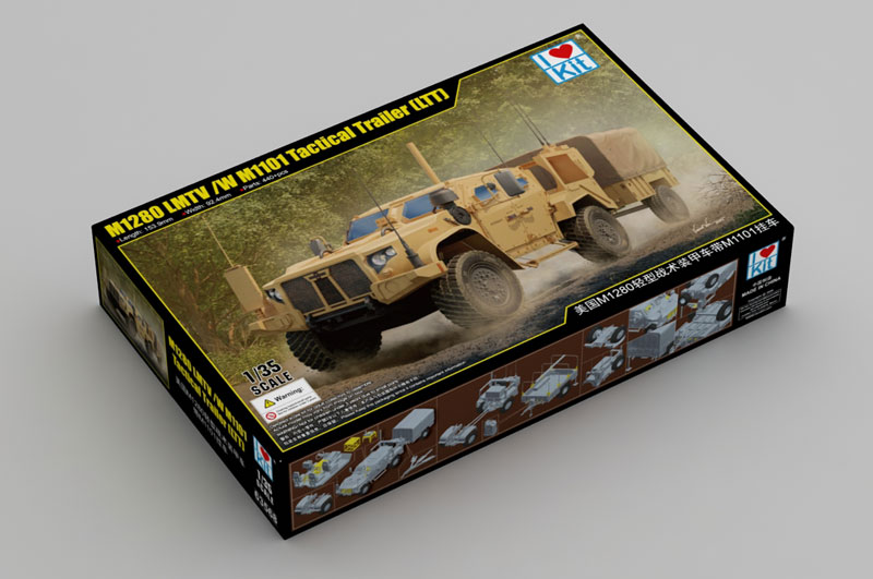 I Love Kit M1280 LMTV with M1101 Tactical Trailer