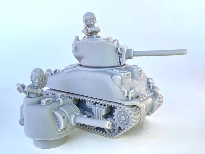 ToonKrieg M4A1 Sherman Tank w/76mm (T-23) Turret 