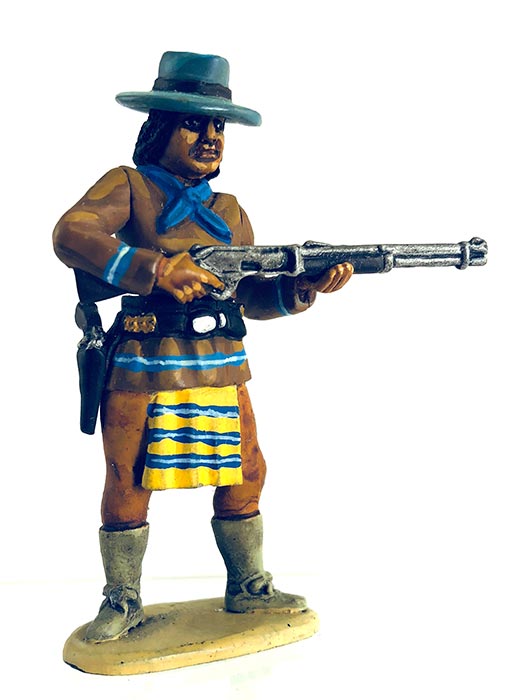 Apache in Hat with Winchester
