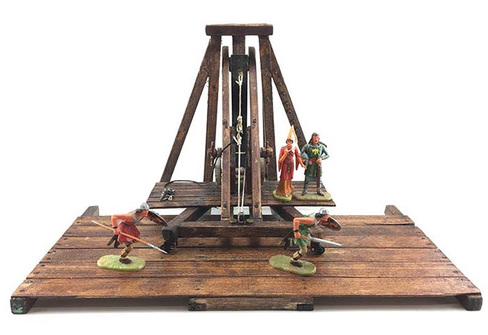Elastolin Style Catapult
