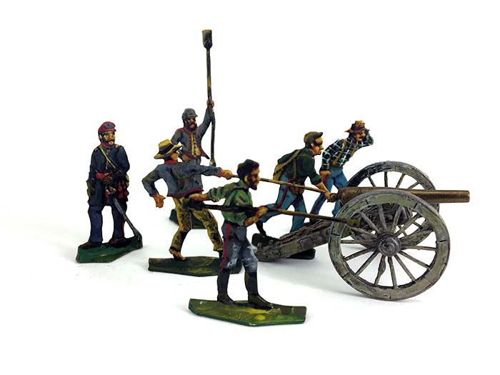 Confederate Artillery #2 Firing