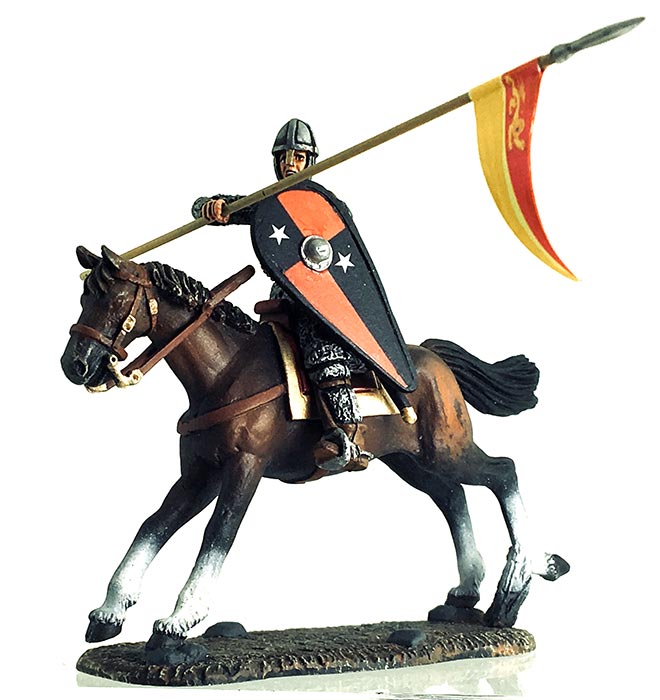 Mounted Norman Advancing with Spear
