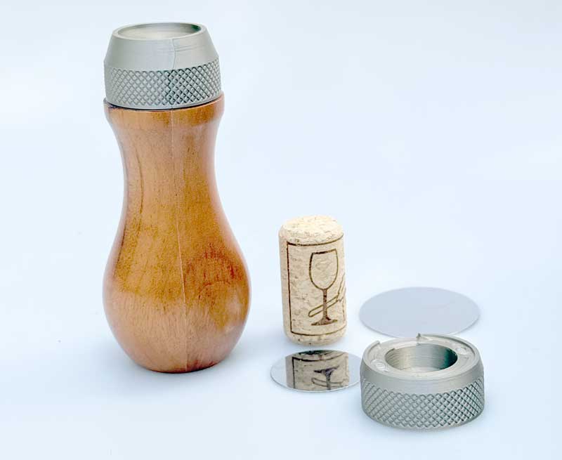 OddBit Wooden Miniature Painting Handle - Tigerwood (New wood type for 2026)