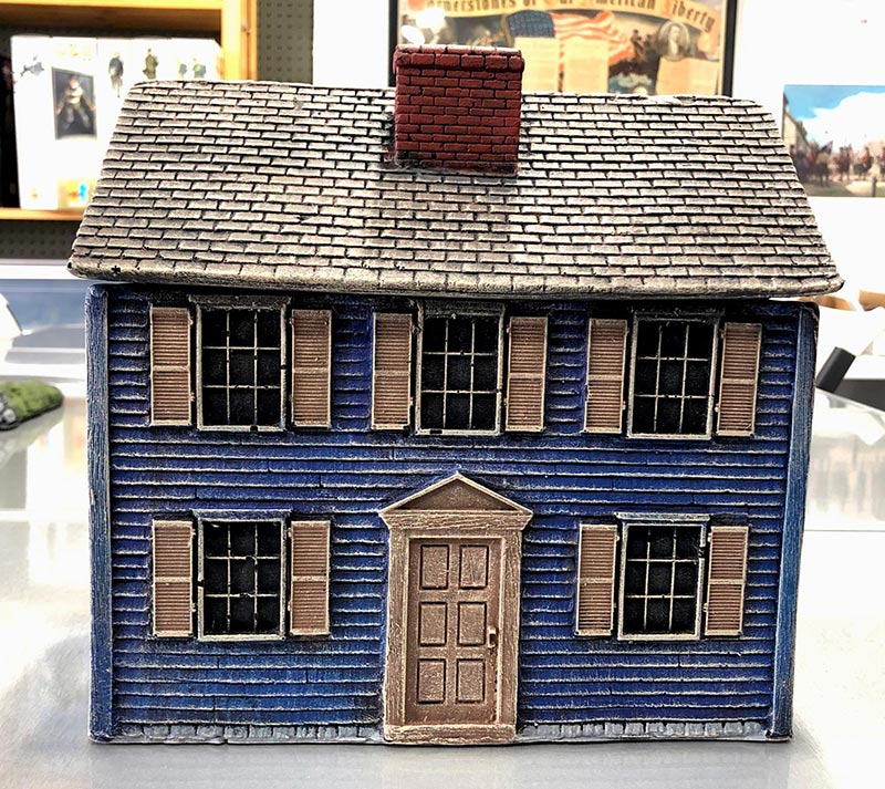 Lexington Green Clapboard House (blue) – Barzso/LOD Only ONE Available