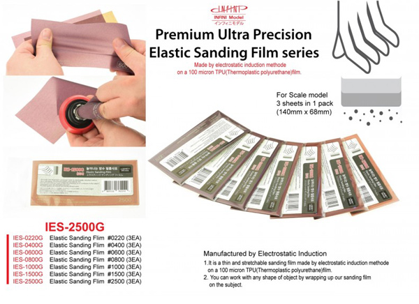 Elastic Sanding Film - 800 Grit