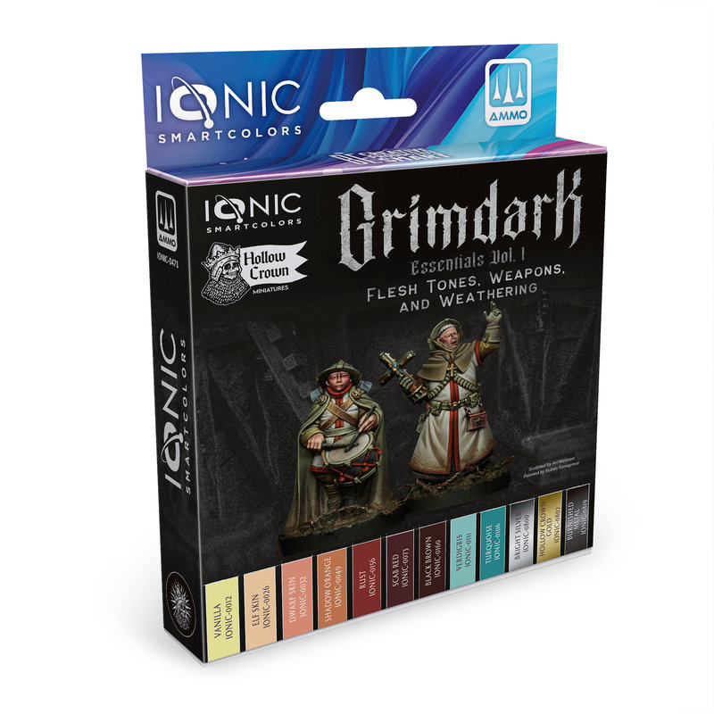 Ionic Smart Colors Grimdark - Essentials Vol. 1 Flesh Tones, Weapons, and Weathering  