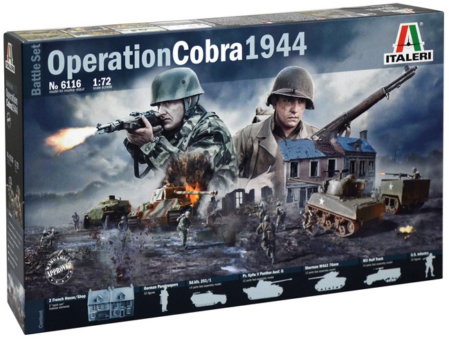 Diorama Set: WWII Operation Cobra Battle Set