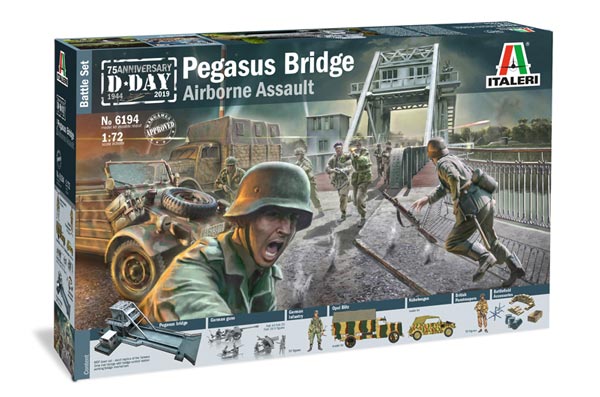 Pegasus Bridge Airborne Assault Battle Diorama Set
