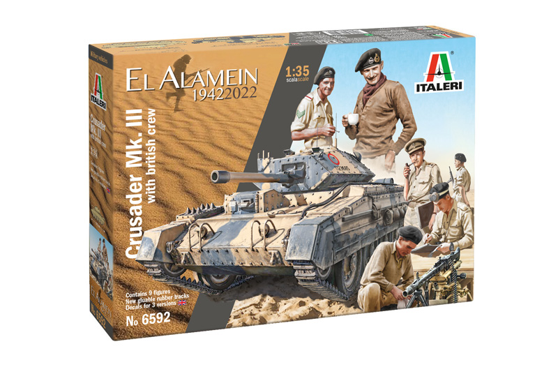 Crusader Mk.III with Crew El Alamein 1942