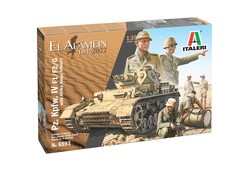 Panzer Pz.Kpfw.IV F1/F2/G with Africa Korps Infantry El Alamain 1942