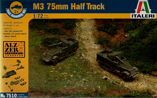 WWII US M3 75mm Halftrack 