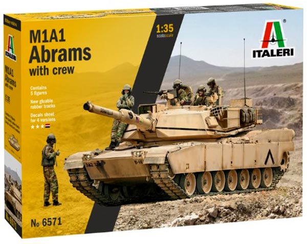 M1A1 Abrams Tank w/5 Crew