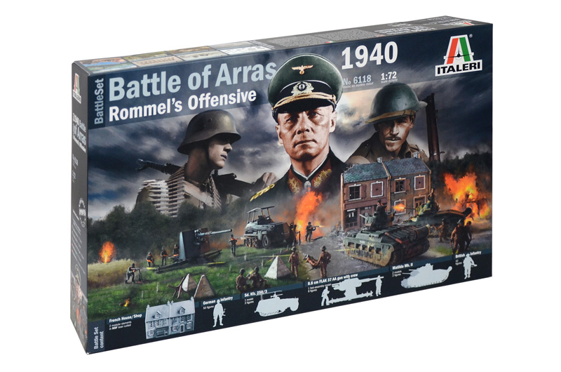 Diorama Set: 1940 Battle Of Arras - Rommels Offensive Battle Set
