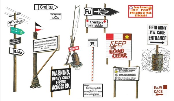 WWII Road Signs
