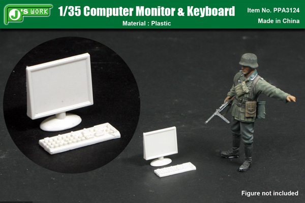 Computer Monitor and Keyboard