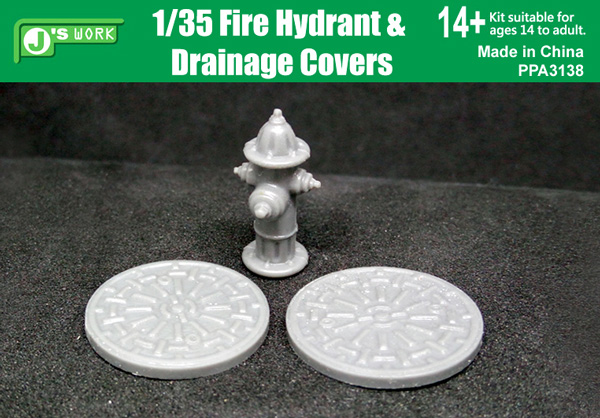 Fire Hydrant and 2 Drainage Covers