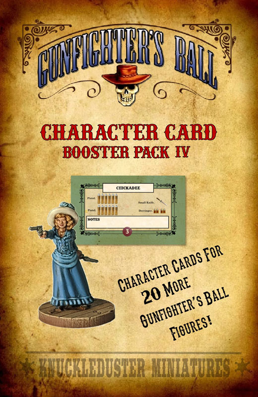 Gunfighters Ball Character Card Booster Pack IV