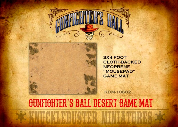 Gunfighters Ball 3 x 4 Desert Mat