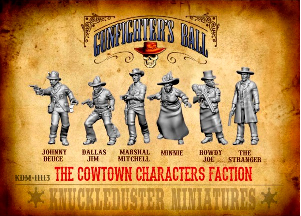 Gunfighters Ball - Cowtown Characters Faction