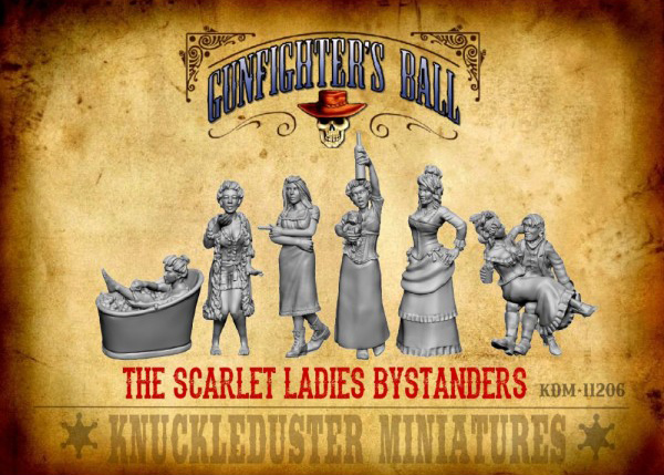 Gunfighters Ball - Scarlet Ladies Bystander Pack
