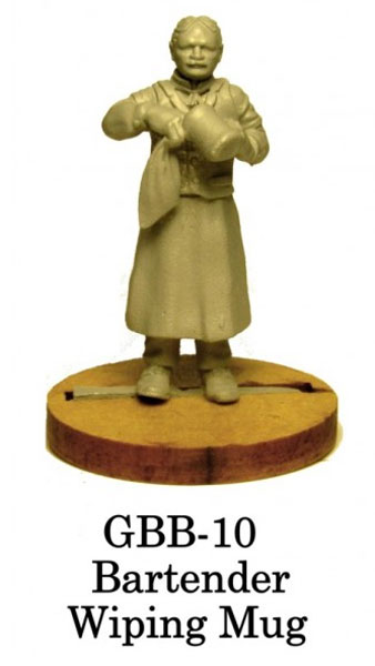 Bartender Wiping Mug