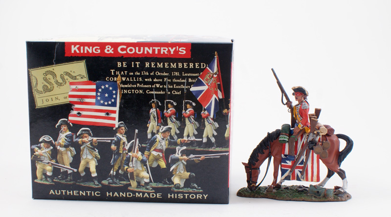 KING & COUNTRY BR051 AMERICAN REVOLUTION INDIAN WITH WAR TROPHIES 1 AVAILABLE OOP