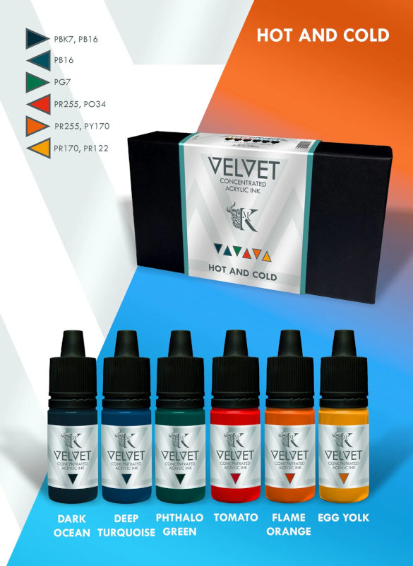 Kimera Kolors - Velvet Ink Hot and Cold Set