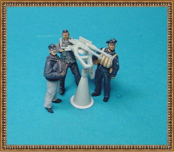 WWII German Navy - Crew for 2cm Flak Gun