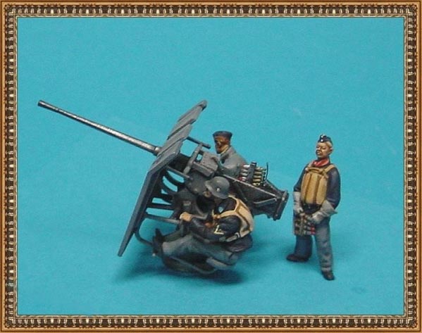 WWII German Navy - Crew for 3.7cm Flak Gun
