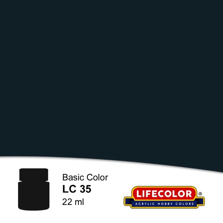 LifeColor Matt French Blue FS35044 Acrylic (22ml Bottle)