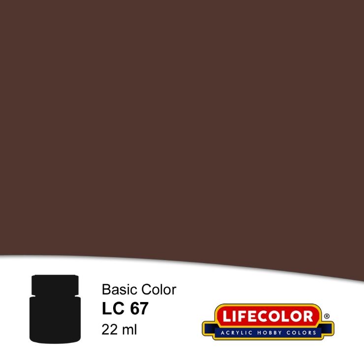 LifeColor Gloss Brown FS10059 Acrylic (22ml Bottle)