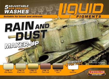 Rain & Dust Weathering Liquid Pigments Set