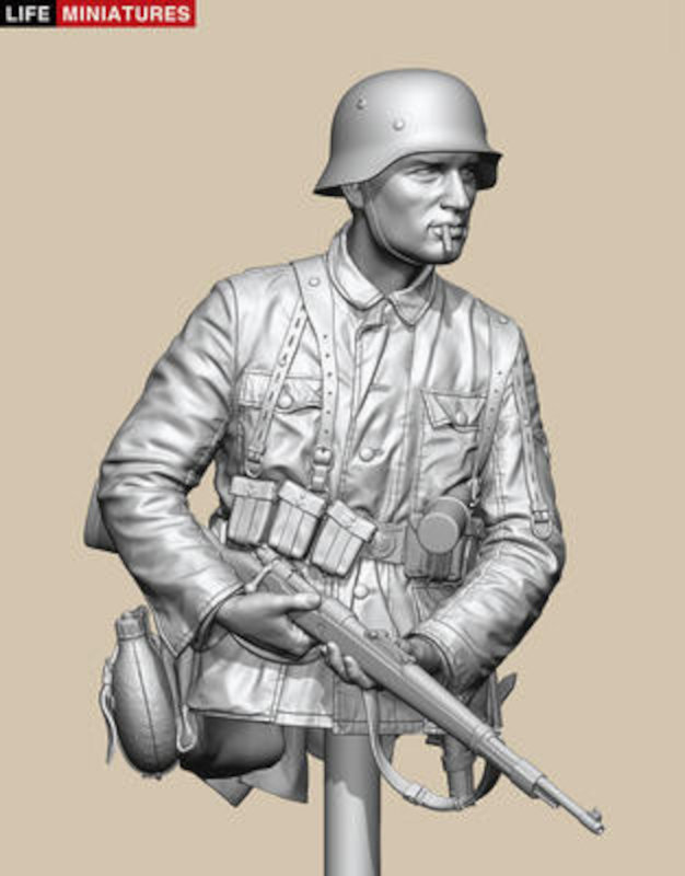 Life Miniatures - Ambush at Poteau, Panzer Grenadier, KG Hanson, Battle of the Bulge, 1944