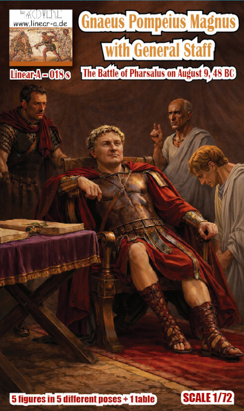 Gnaeus Pompeius Magnus with General Staff  - Mini Set