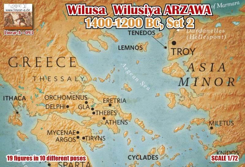 Linear A Wilusa / Wilusiya ARZAWA 1400-1200 BC Set 1