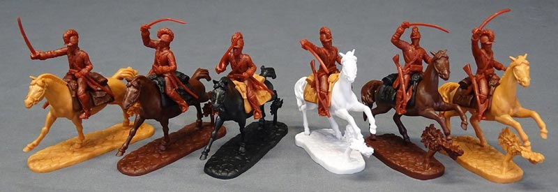 American Revolution Cavalry in Red