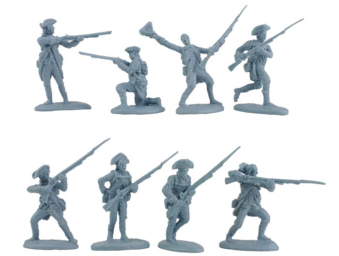 Revolutionary War American Regular Army Playset