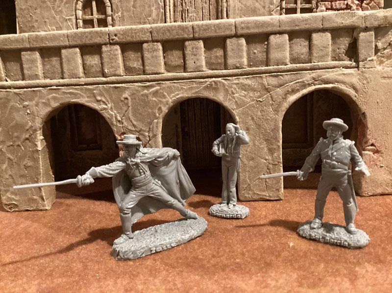 Barzso Zorro Character Figures Set