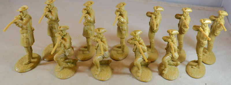 LOD American Revolution Colonial Minutemen Firing Line Set (Barzso)