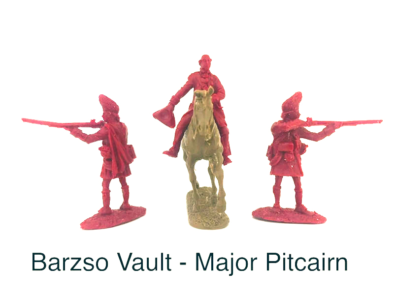 LOD Barzso Vault Set - Mounted Pitcairn and British Troops