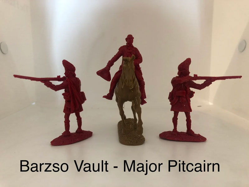 LOD Barzso Vault Set - Mounted Pitcairn and British Troops