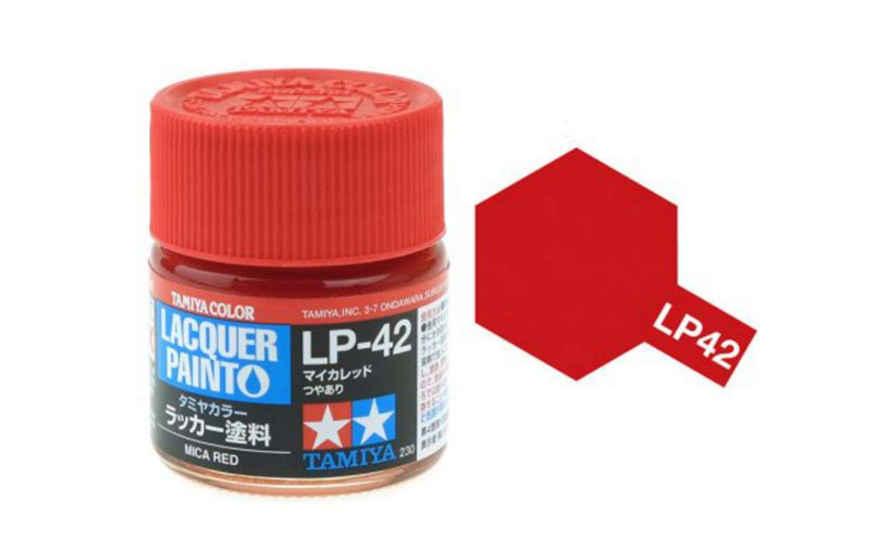 Tamiya - Mica Red Mini Lacquer - 82142