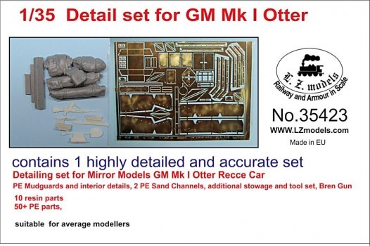 GM Mk I Otter Detail Set for Mirror Models (Resin)